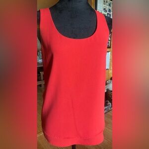 Banana Republic Coral colored sleeveless top
